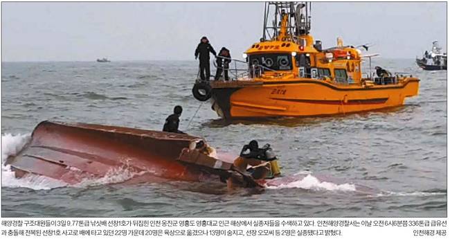한국일보 4일자 1면 사진 갈무리. 한국일보 4일자 1면 사진 갈무리.