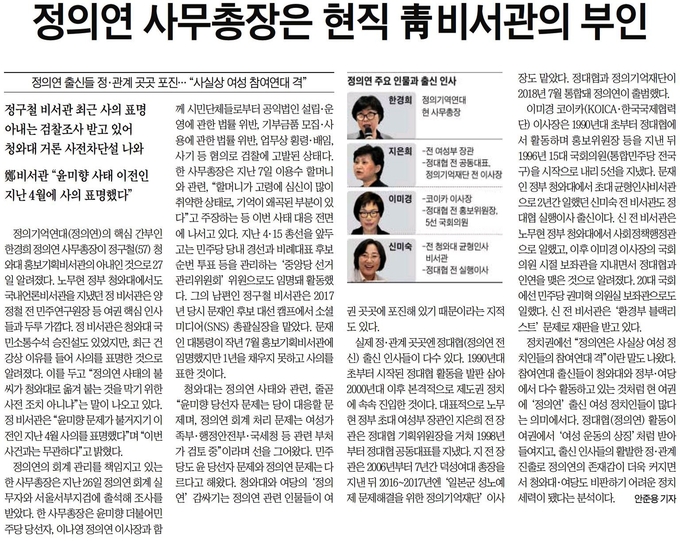 5월28일자 4면 조선일보 보도. 5월28일자 4면 조선일보 보도.